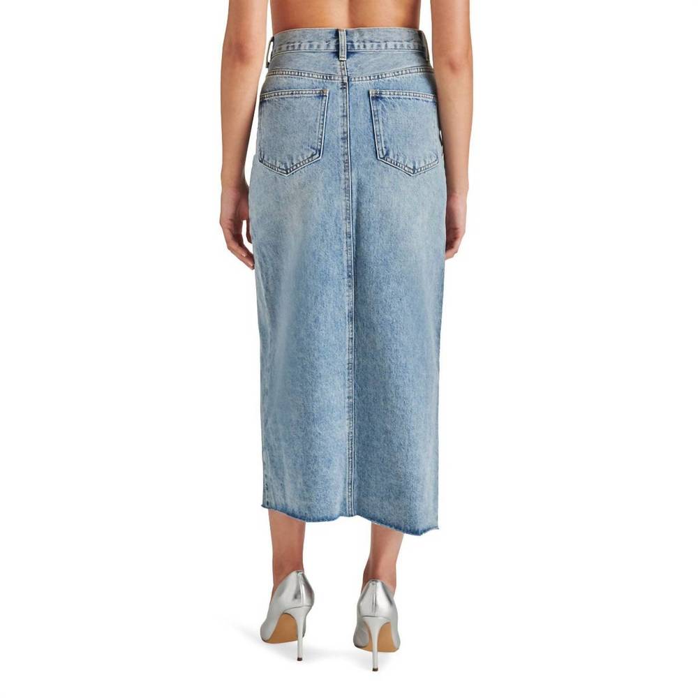 NEW STEVE MADDEN avani skirt in light blue - Picture 3 of 3